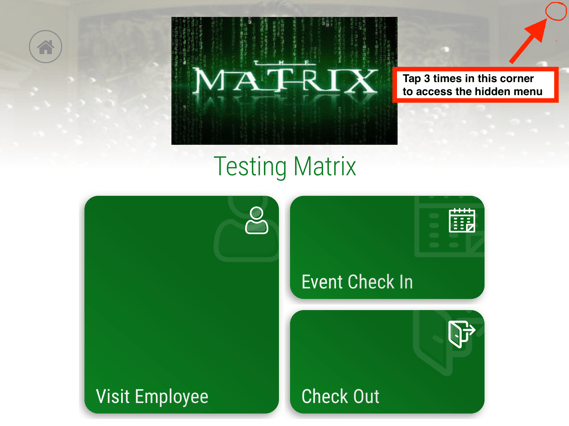 Visitor management system with employee check-in feature