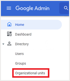 VM - Google Directory - Directory - Org units - Closeup - April 2025