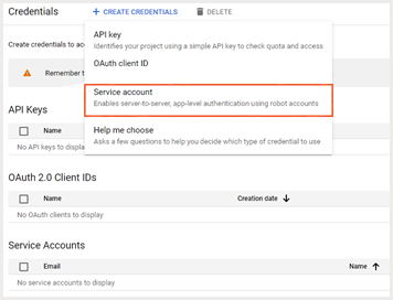 VM - Google Directory - Select Service account - April 2025